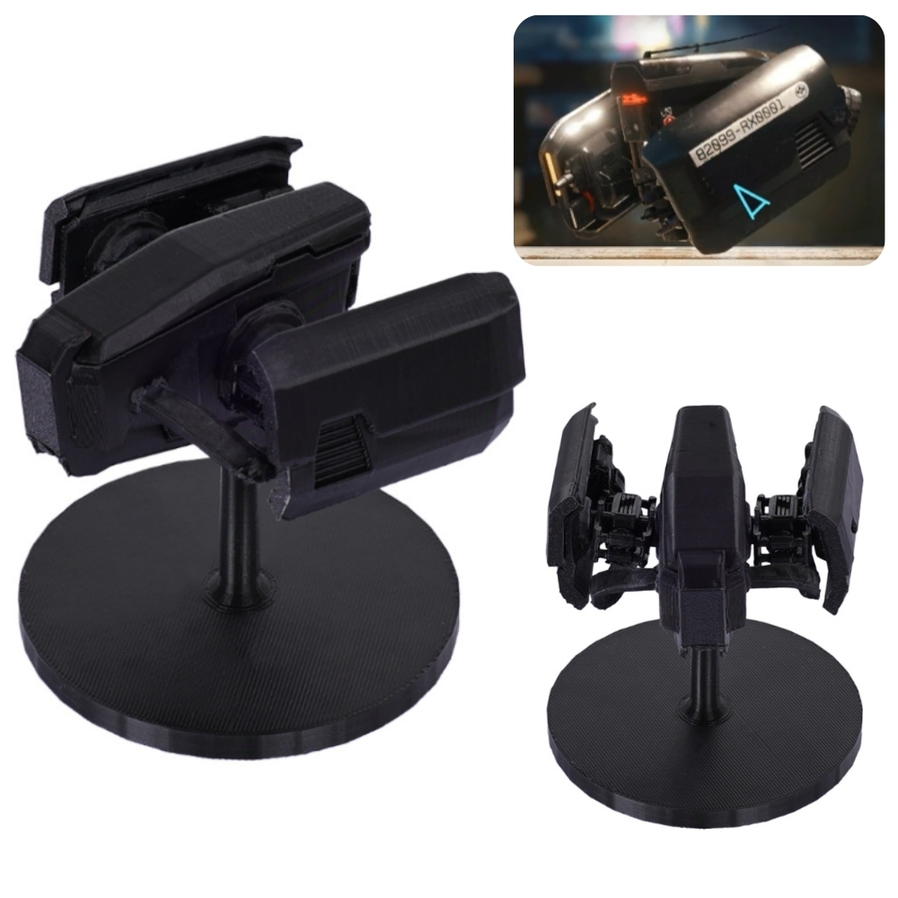 Drone 3D Modeling - โมเดลรูปปั้นโดรนกริฟฟินพิมพ์ 3 มิติ พร้อมฐานตั้ง ของตกแต่งโต๊ะทำงานในบ้าน อุปกรณ์เสริมฮาโลวีน