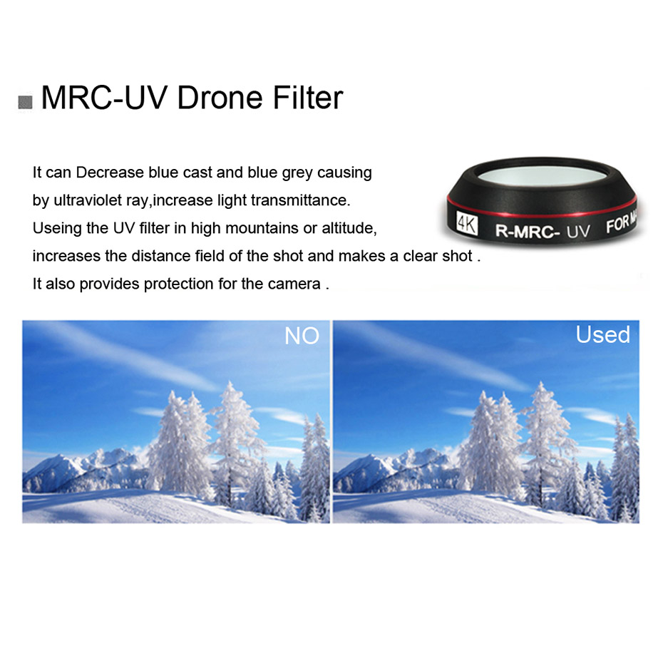 Drone Filter สำหรับ Mavic Pro  - Drone Ndvi บทวิจารณ์และราคา