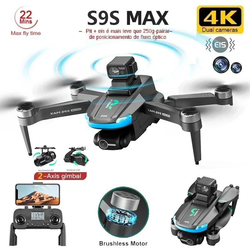 ใหม่S9S MAX MINI Drone 4K 2 แก - Drone Cinematic บทวิจารณ์และราคา