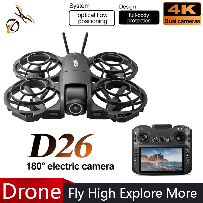 โดรน D26 4K ถ่ายภาพทางอากาศ HD - Drone Cinematic บทวิจารณ์และราคา